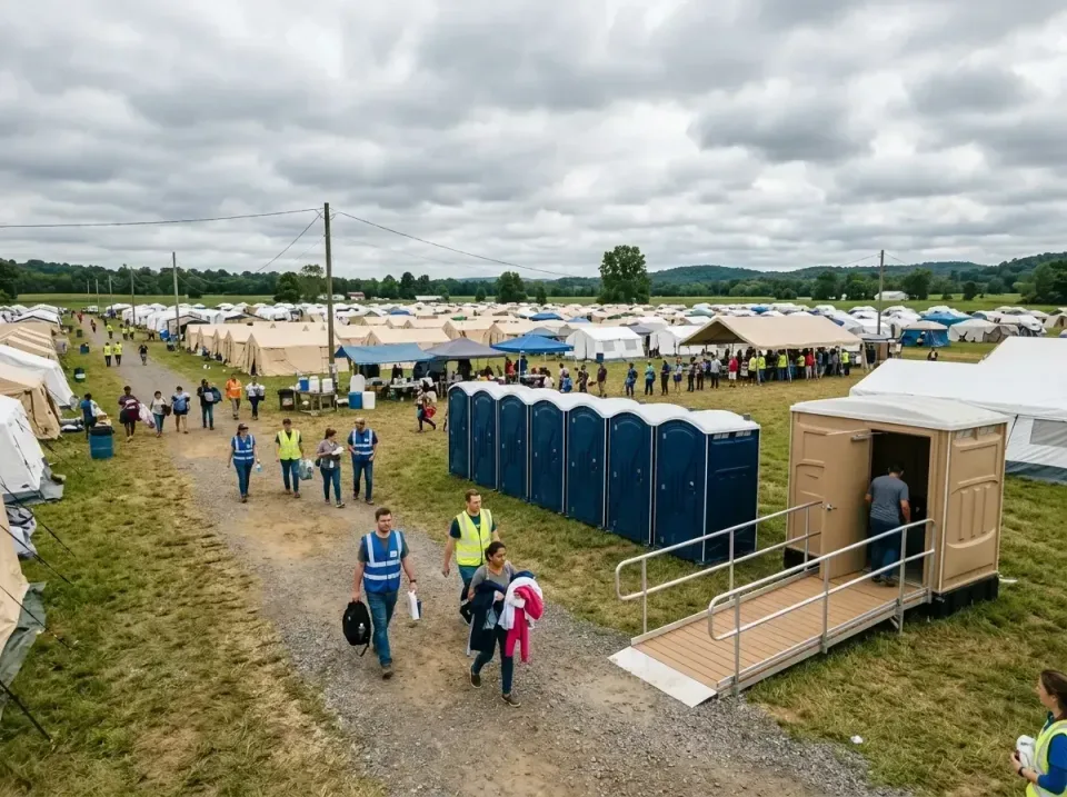 disaster-relief-camp-restrooms-010 — frequently asked questions, Dumpster & Portable Bathrooms Rental in Parkwood, WA